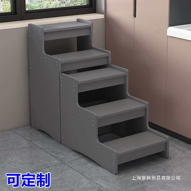 阶梯家用楼梯踏步两步三步两用置物登高台阶脚踏凳飘窗台阳台爬梯