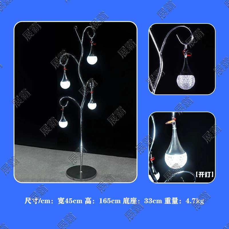 婚庆路引落地灯婚礼场景布置落地水晶灯亚克力落地灯简约轻奢多款
