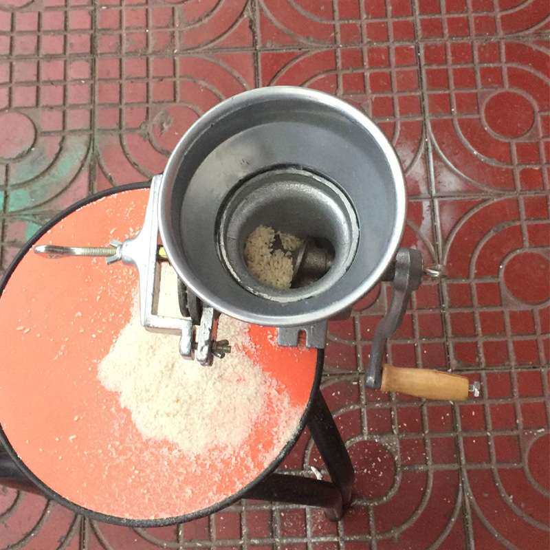 500型研磨机 手动 家用玉米粉碎机磨粉机五谷杂粮家用小型