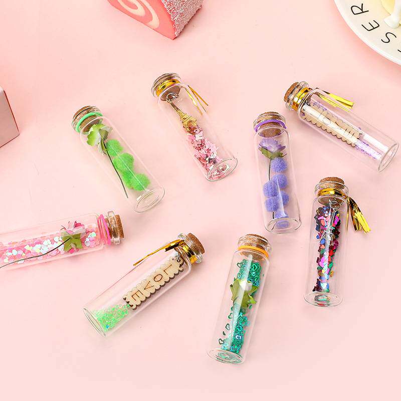 创意铁塔幸运草许愿瓶