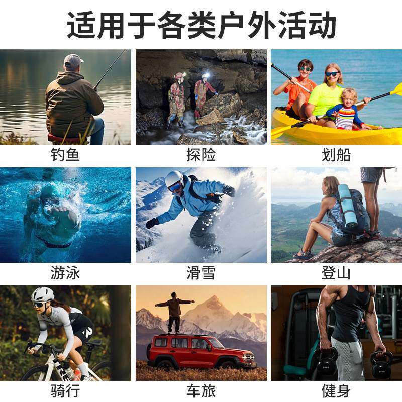 现货户外路亚防水腰包材质防水包垂钓旅行休闲登山钓鱼包