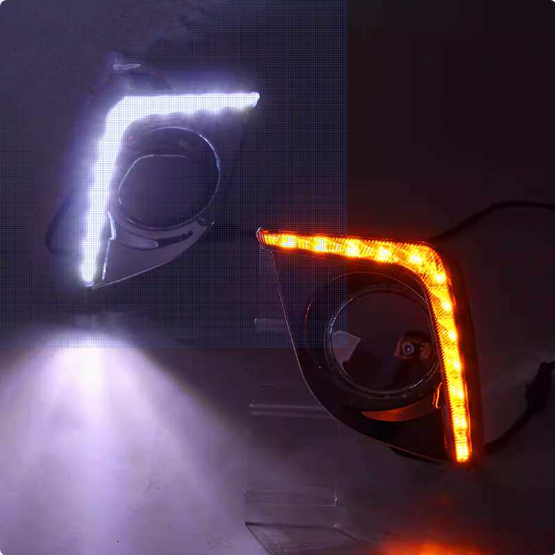 雷凌专用LED日行灯 雷凌雾灯转向总成 改装