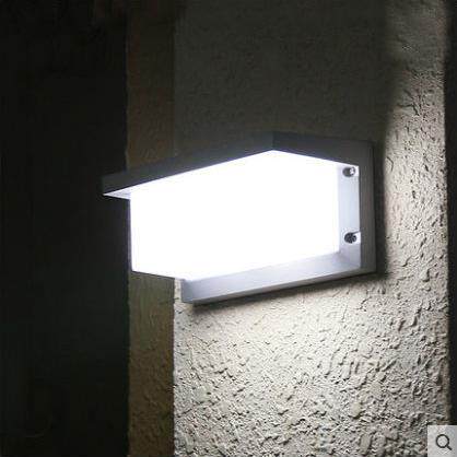 led简约户外防水入户门前灯阳光房专用灯感应家用过道太阳能门灯