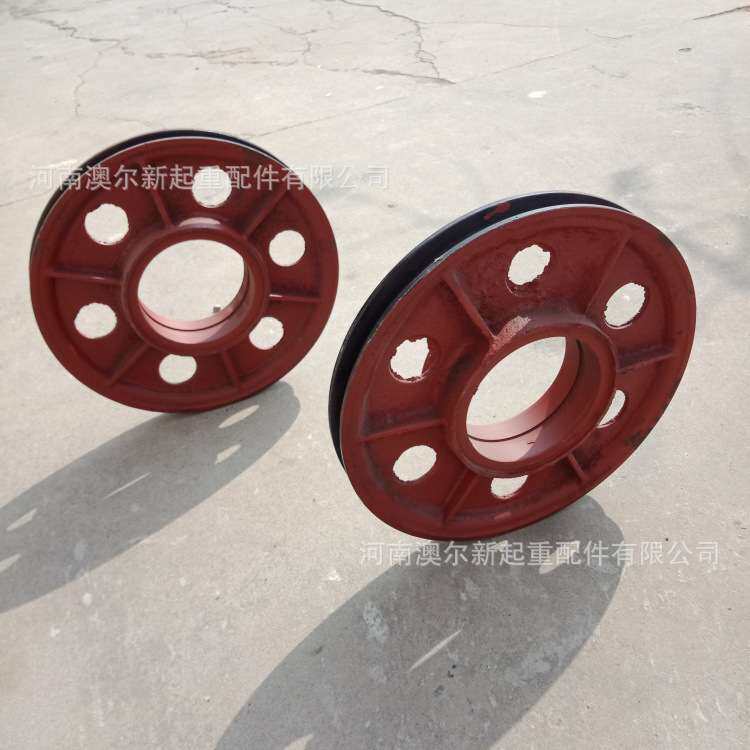 供应销售 起重机行车10t铸铁滑轮片 铸钢滑轮组16t