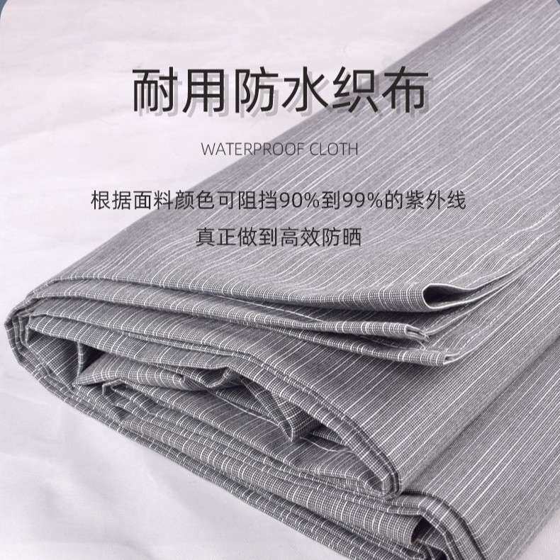 铝合金伸缩雨棚带灯 手电电动户外咖啡厅别墅阳台商户停车位 加粗