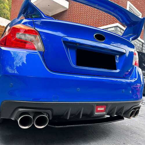 适用斯巴鲁WRX STI VA 2015-2021后唇尾唇扰流板外饰车贴跨境改装
