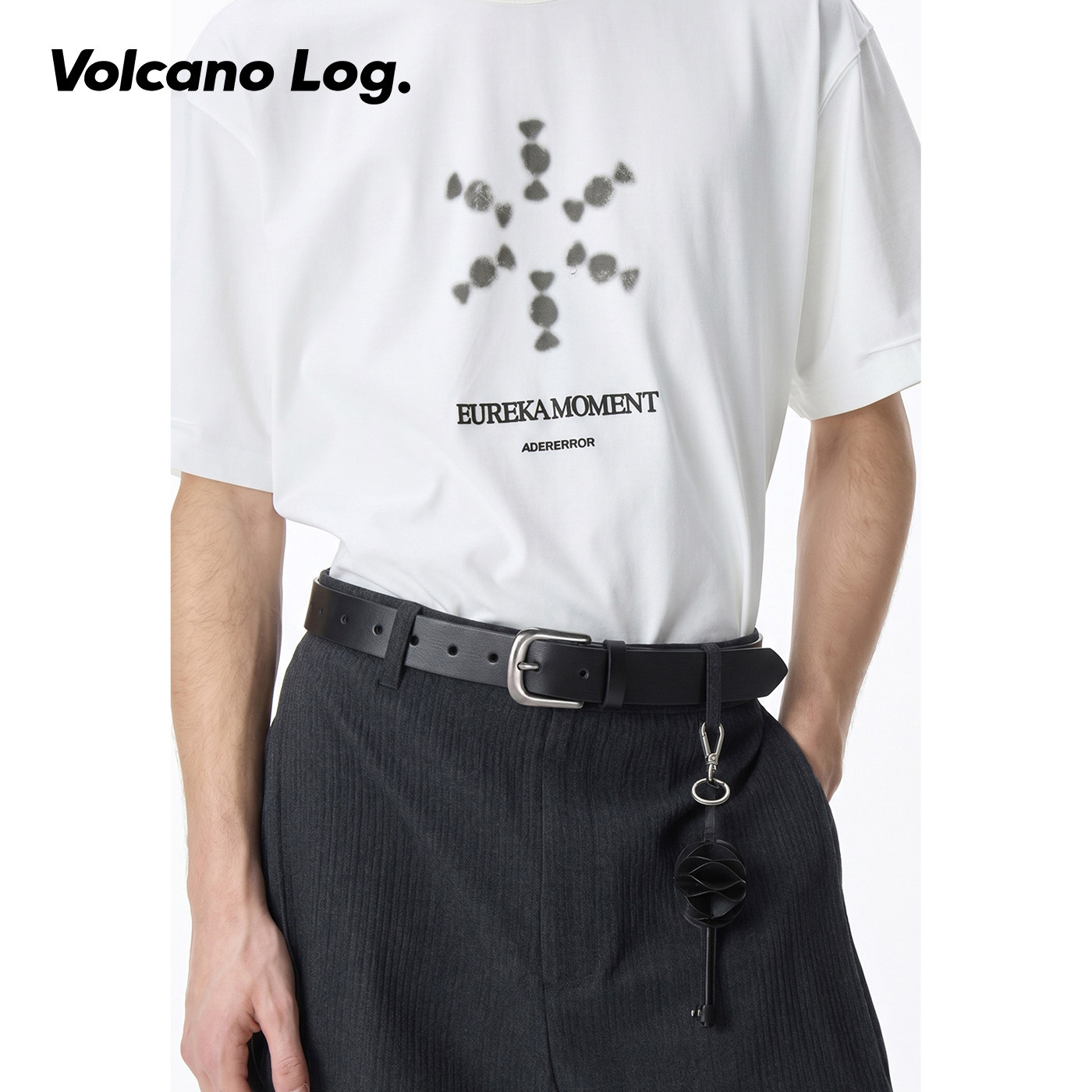 【火山日志】男款真皮简约腰带