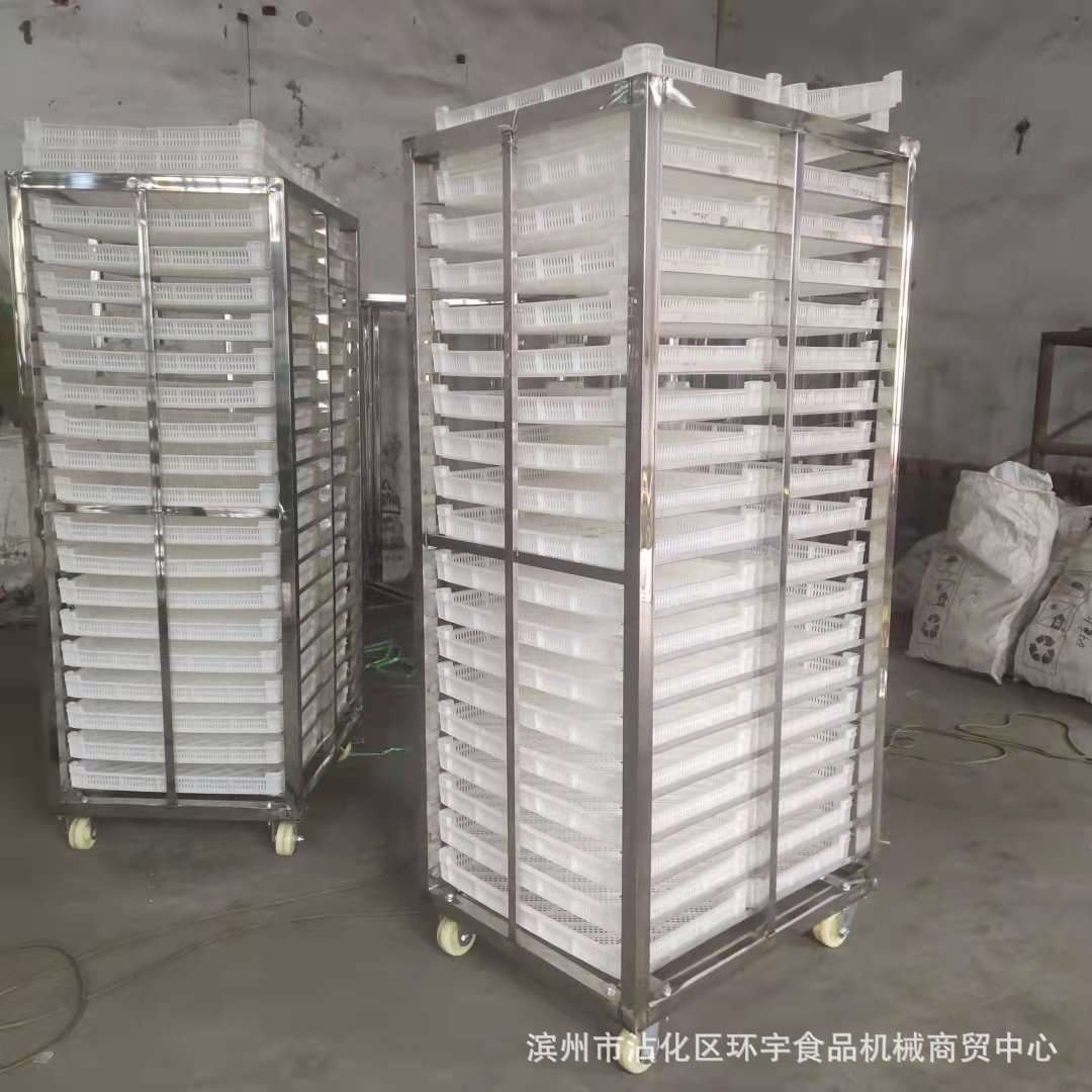 供应福建地瓜烘干架子 火锅丸子冷冻推车架子 不锈钢馒头推车