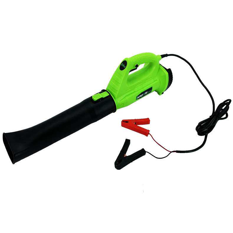 农用12V/24V 蓄电池吹吸风机工业除尘便携电动吹叶机夹电瓶吹风机