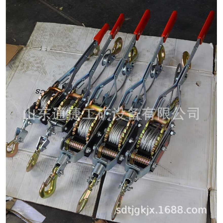 多功能日式紧线器棘轮钢丝绳拉紧器钢绞线收紧器电力卡线器夹头
