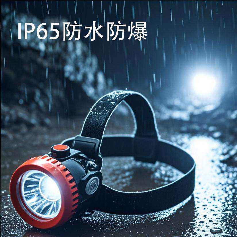 轻量化锂电防爆矿灯强光双光源LED灯充电KL2.5LM夜钓探险头灯