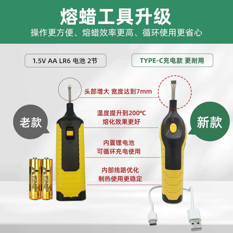 跨境新款充电款地板修补木地板蜡美缝工具孔眼划痕修补套装