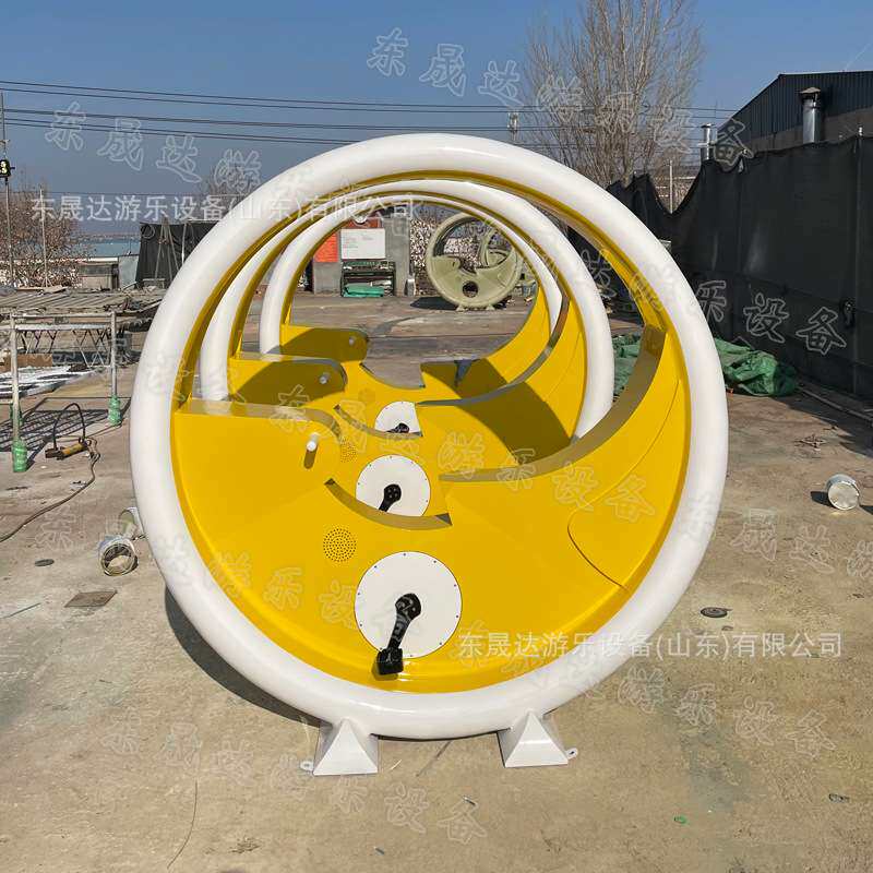 不锈钢脚踏发光喷泉单车游乐场小区室外广场儿童公园互动游乐设施