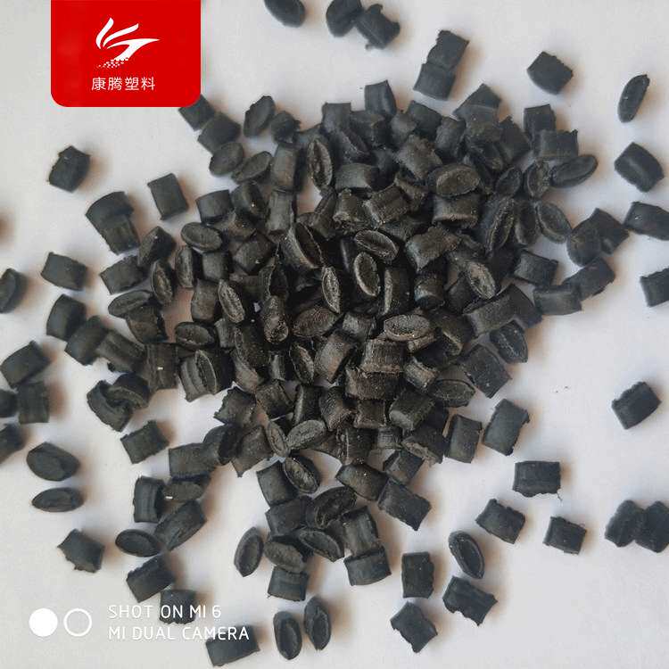 厂家直销 黑色PP再生料 韧性好 比重轻 聚丙烯颗粒 卡钉专用料