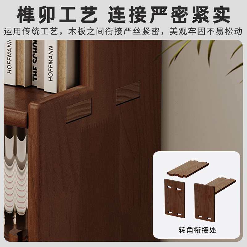 飘窗柜收纳储物柜阳台改造置物架窗台小书架家用中古防尘书柜