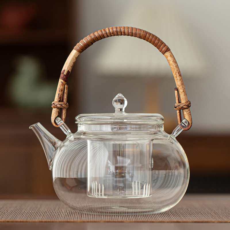 2024年新款玻璃烧水壶煮茶壶电陶炉大容量耐高温泡茶家用茶炉套装