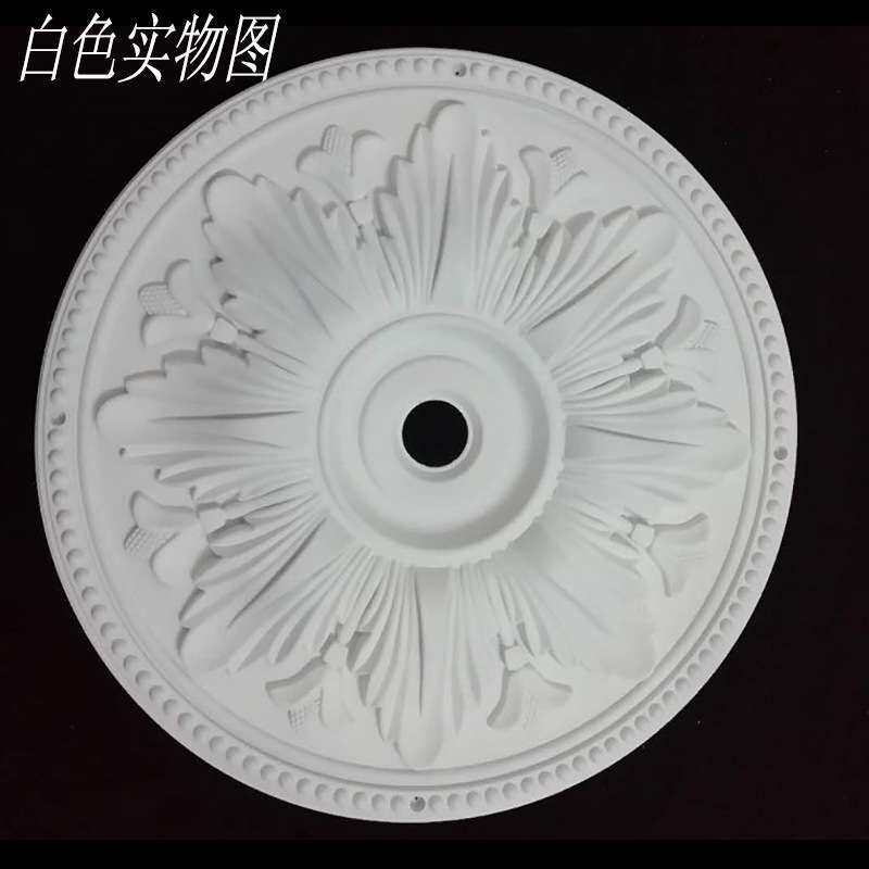 欧式灯池PS吊顶/装修灯池灯盘PU灯盘圆形天花板灯池灯顶装饰