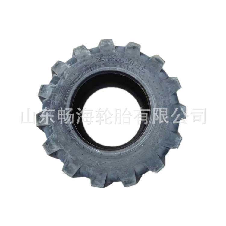 24x12.00-12小型滑移装载机坐骑式割草机轮胎24*12.00-12轮胎内胎