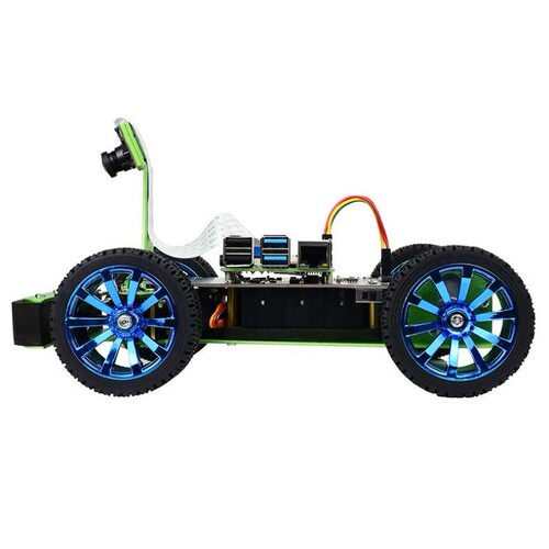 微雪 树莓派4 自动驾驶AI人工智能小车 DonkeyCar 拍摄 python