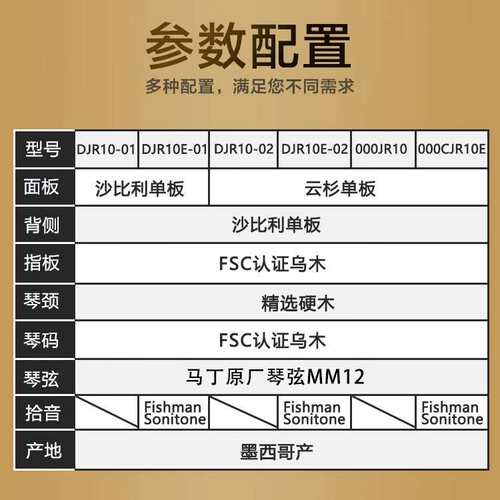 Martin马丁吉他LX1 E/LX1R单板旅行民谣吉他小马丁34/38寸DJR10E