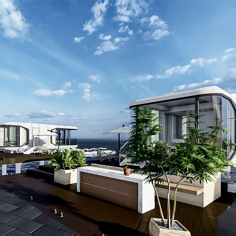 太空舱移动房铝合金阳光房遮阳露营活动房房屋房厂家可拆装活动房