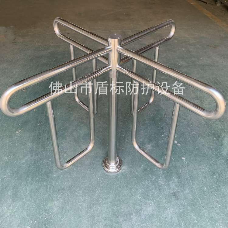 重庆小区公园出入旋转门360度转双向轮椅推车可进出 自行车限行道