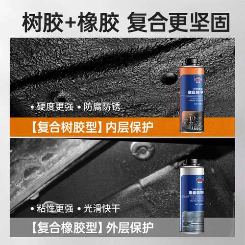 固特威汽车油性底盘装甲  地盘抗磨防锈漆隔音胶防撞树脂快干