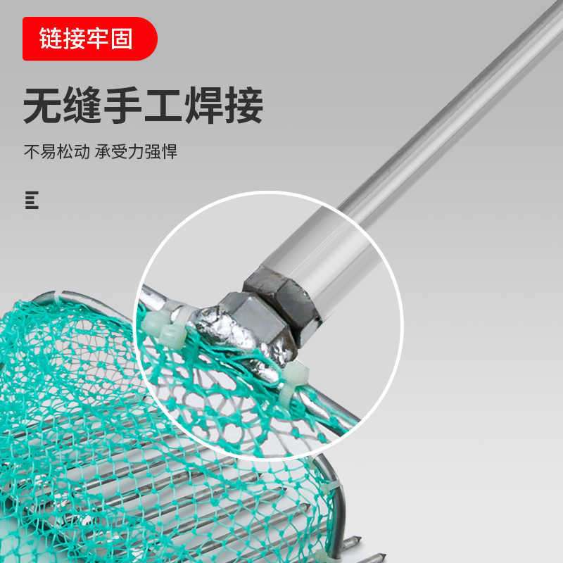 赶海专用耙子带网工具蚬子花蛤蛤蜊白蛤黄蛤带杆带兜尖头