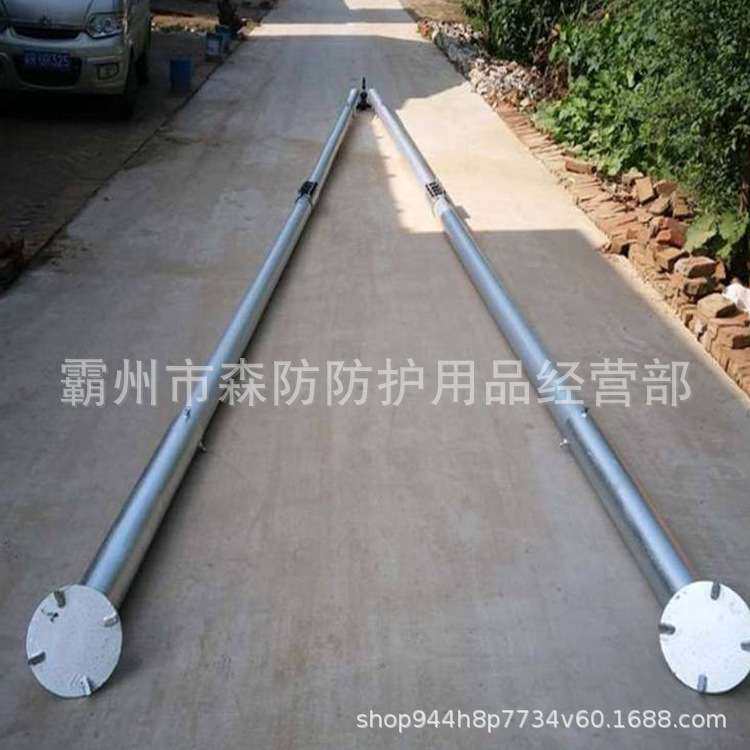 手摇绞磨立杆机带人力绞磨铝合金管式人字抱杆LBGR100J-6电力抱杆