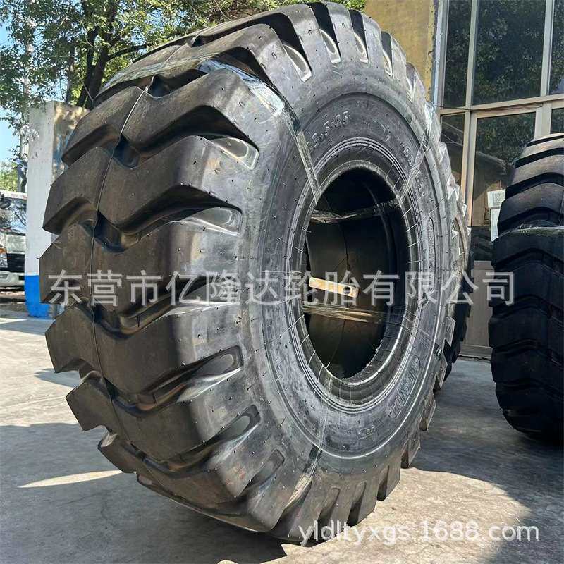装载机50铲车充气轮胎23.5-25 17.5-25半实心轮胎送钢圈临工柳工