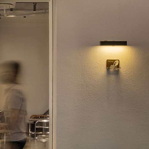 户外防水门牌壁灯一字长条LED壁灯外墙庭院店铺广告牌门头射灯