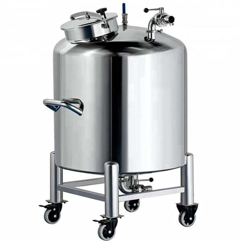 椰浆生产线100L~10000L立式储存罐双层储料罐不锈钢蒸馏水罐