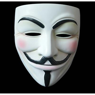 半脸全脸面具男V字面具仇杀面具化妆舞会装饰道具仇杀假面具