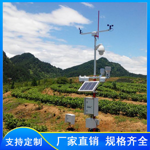 六要素气象站太阳能农业气象站景区林业小型自动气象站校园多功能