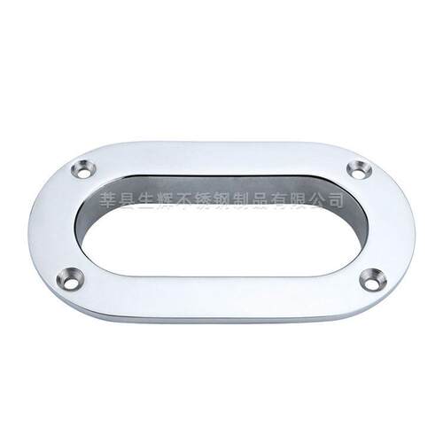 316不锈钢椭圆导缆孔95*38MM 船锚起锚器船舶配件游艇 船用五金