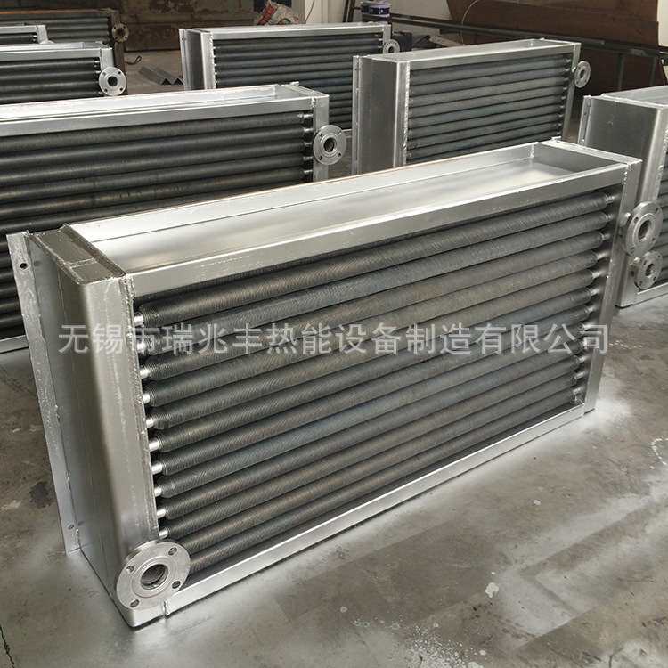 厂家供应翅片管式导热油散热器 工业蒸汽换热器钢铝复合散热器