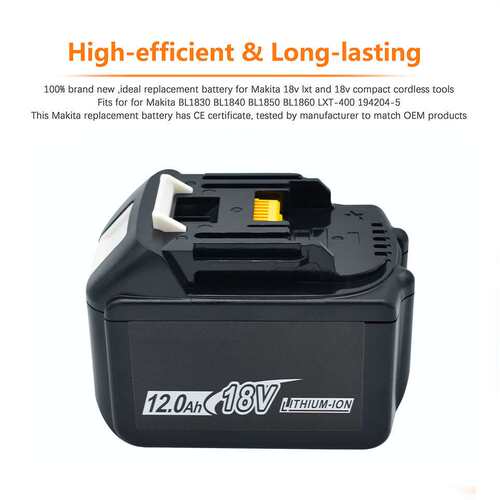 跨境热销 替代Makita牧田18V电动工具电池BL1840 BL1830 BL1860