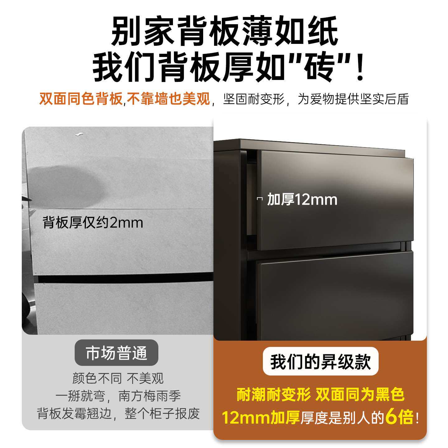 复古工业风实木做旧柜 客厅落地展示柜 书房多层书柜 开放式收纳