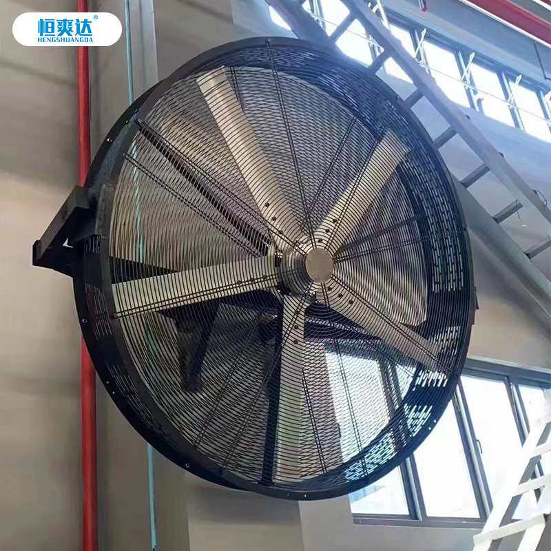 工业挂壁式风扇车间墙壁挂扇工厂大功率风扇大风量牛角扇摇头风扇