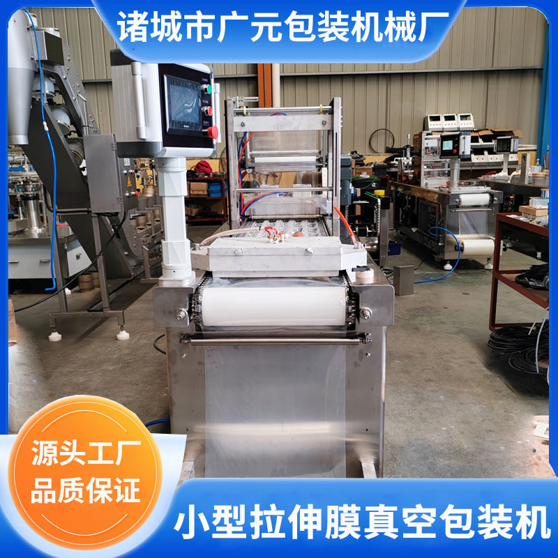 全自动小型拉伸膜真空包装机