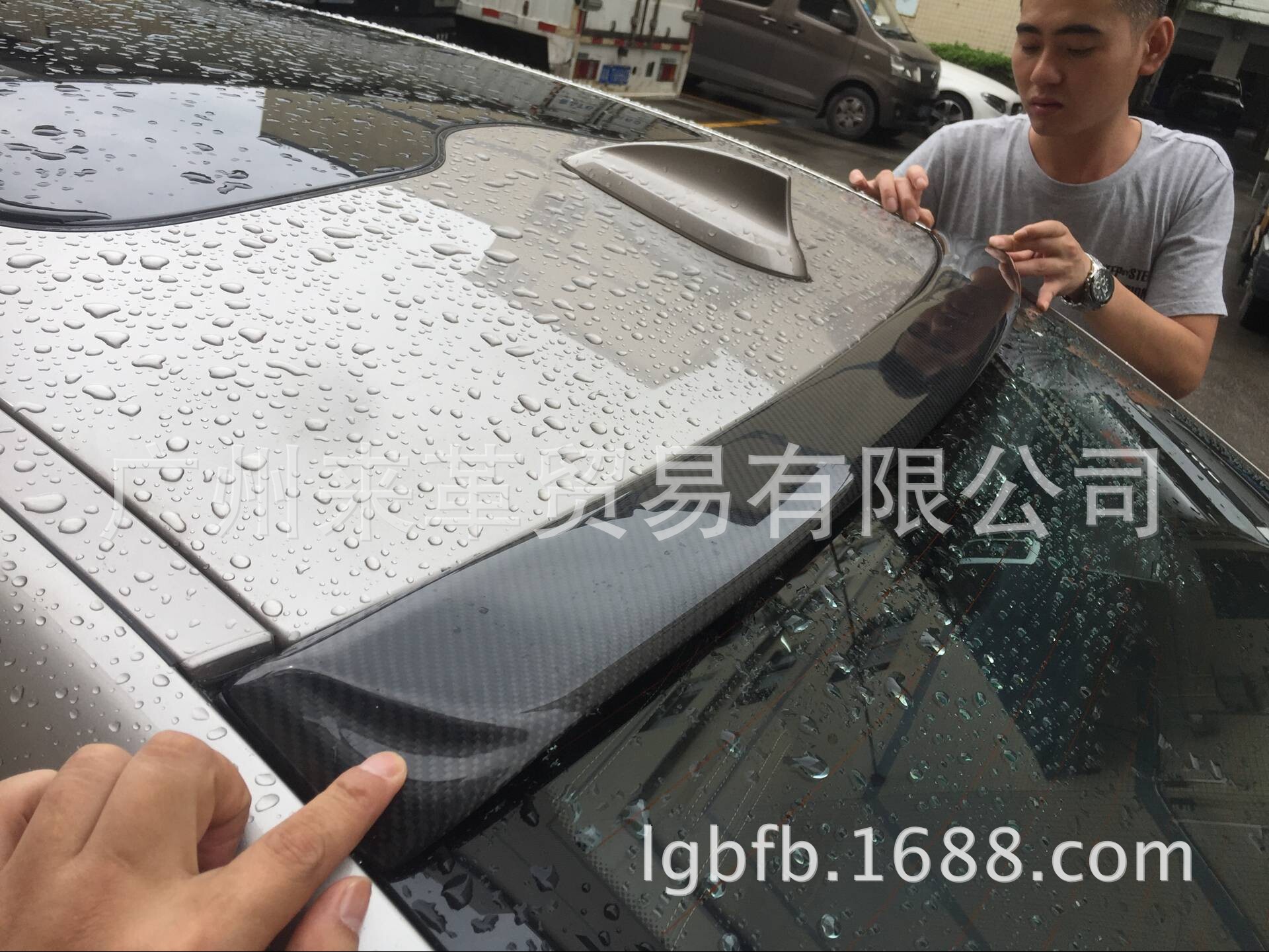 适用于宝马新5系P款顶翼 G30碳纤维顶翼 performance尾翼定风翼