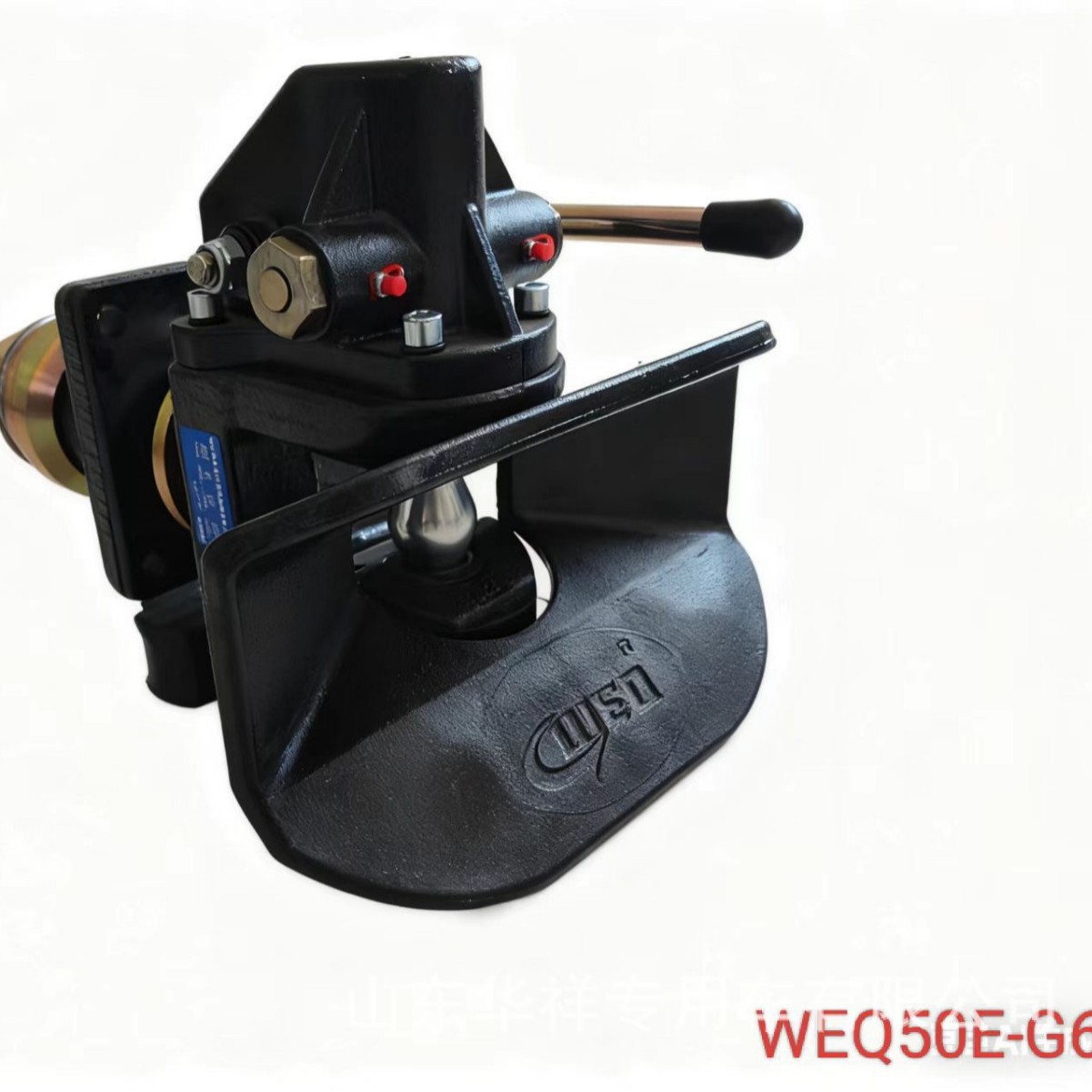 自动拖车牵引器50型半挂车全挂车牵引器拖车牵引环挂车锻打拖钩