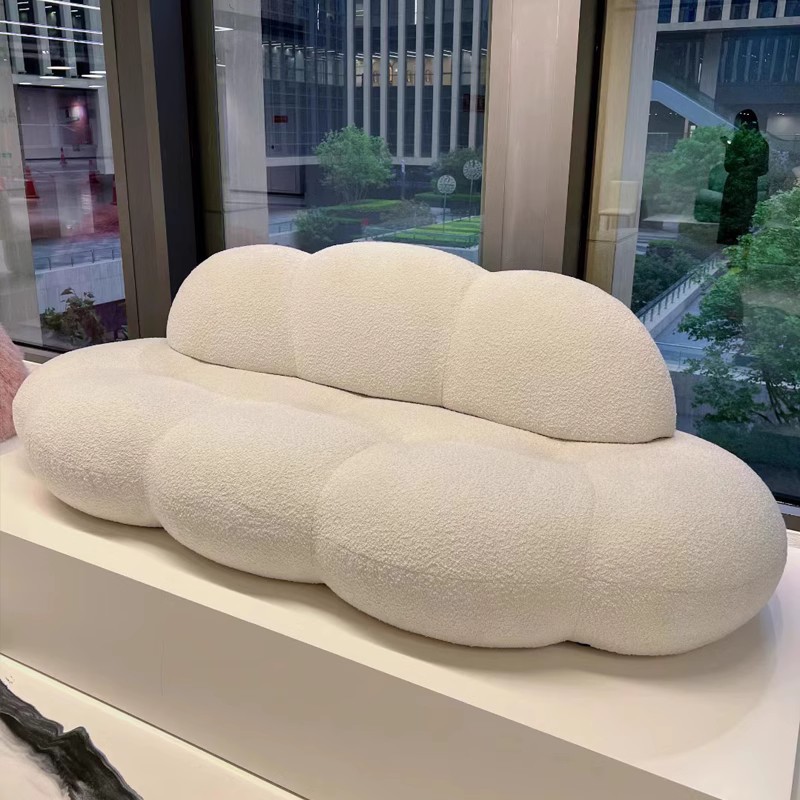 后现代轻奢设计师异型多人沙发