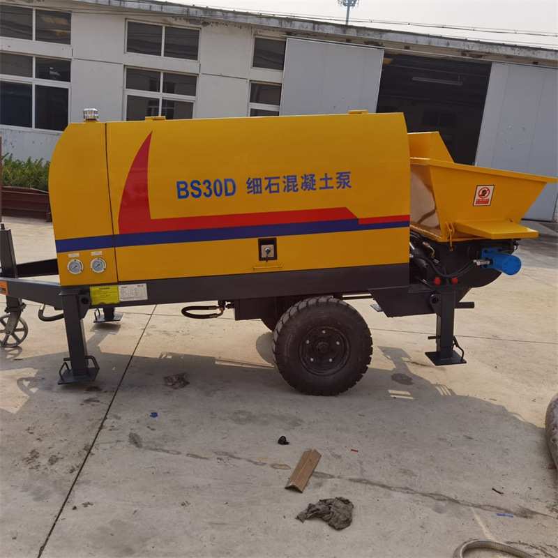 BS30细石泵 砂浆泵 二次结构泵 小型输送泵 地泵 拖泵配件 泵机混