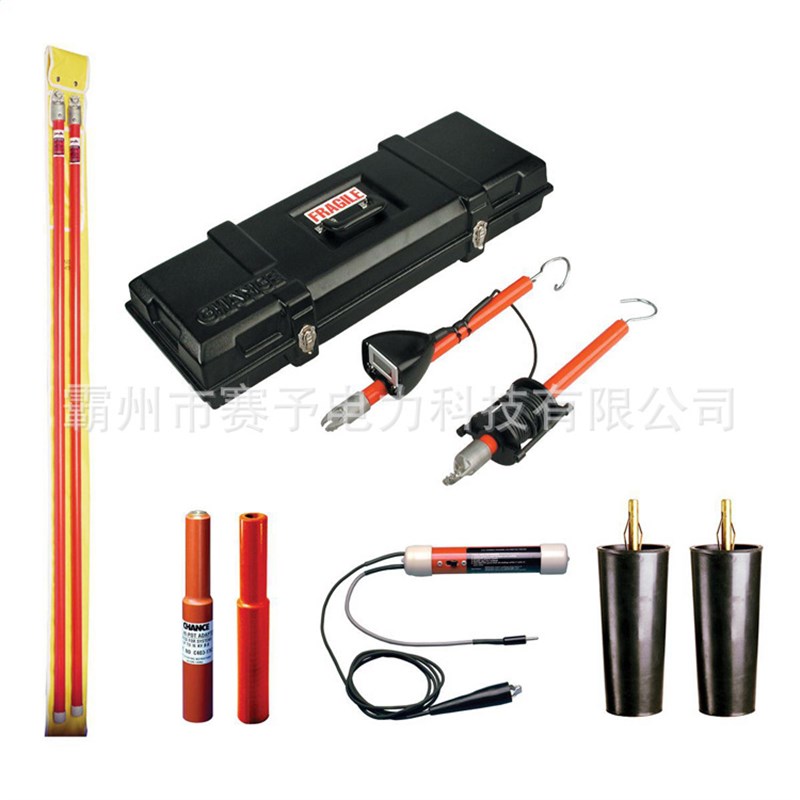 电力数字相位测试器Hr1876带电作业工具带绝缘套适配器设备