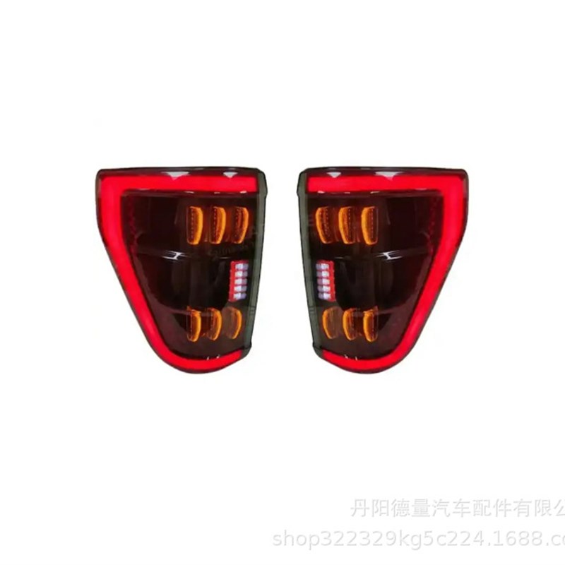 适用于21-23款福特猛禽Fs150尾灯 LED行车刹车转向灯 F150猛禽尾