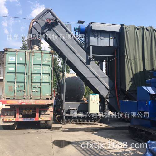 集装箱自动卸灰机无尘粉煤灰