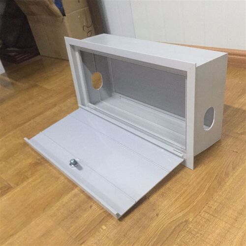 供应复合树脂保温防冻智能嵌入式翻边pvc塑料插卡式水表箱