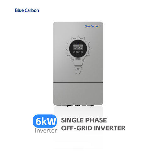 6KW Off Grid Solar Inverter Single Phase MPPT Charger Built-
