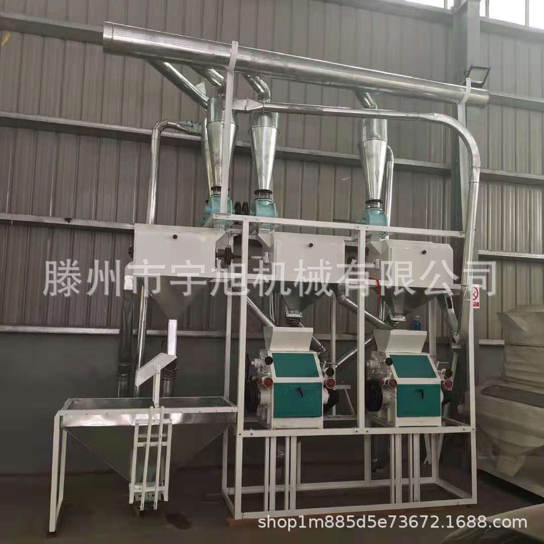全自动钢磨面粉机单机组两组